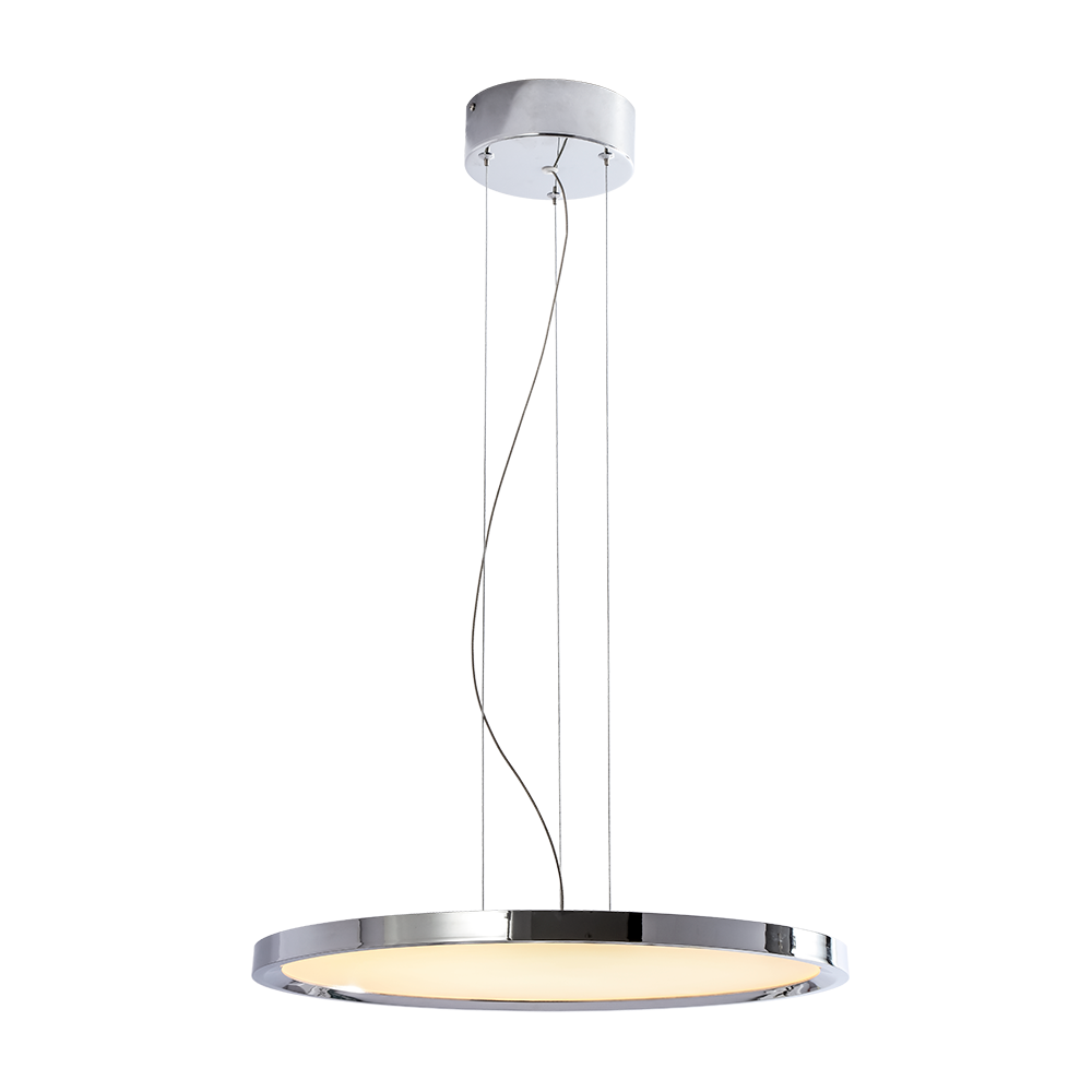 COLGANTE PLATO CROMO LED 36W 50CM 3000K L5036